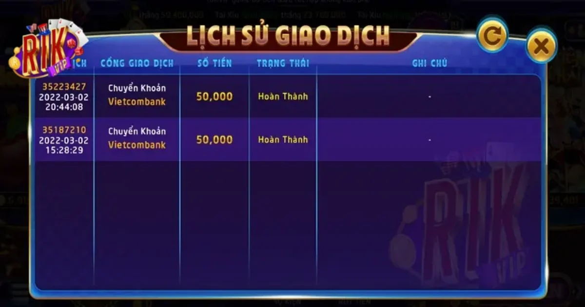 Lưu ý trong quá trình rút tiền RIKVIP để thành công 100%